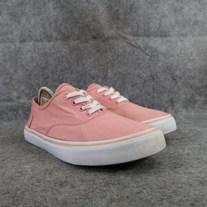 Hollister Shoes Womens 9 Sneakers Casual Canvas Trainers Lace Up Active Pink Low